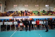 حضور هاشمی در افتتاحیه رقابت‌های تنیس روی میز المپیاد