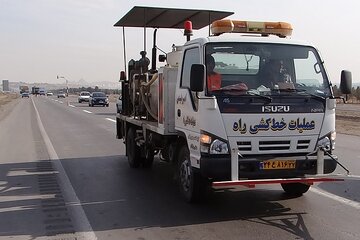  ۱۵۵ کیلومتر خط‌کشی در راه‌های بخش سلفچگان استان قم اجرا شد