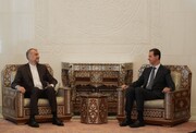 Amir Abdolahian y Bashar Al-Asad se reúnen en Damasco