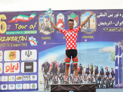 ایران-آذربائیجان سائیکل ریس  کا آخری مرحلہ ایران کے سعید صفر زادے نے جیت لیا