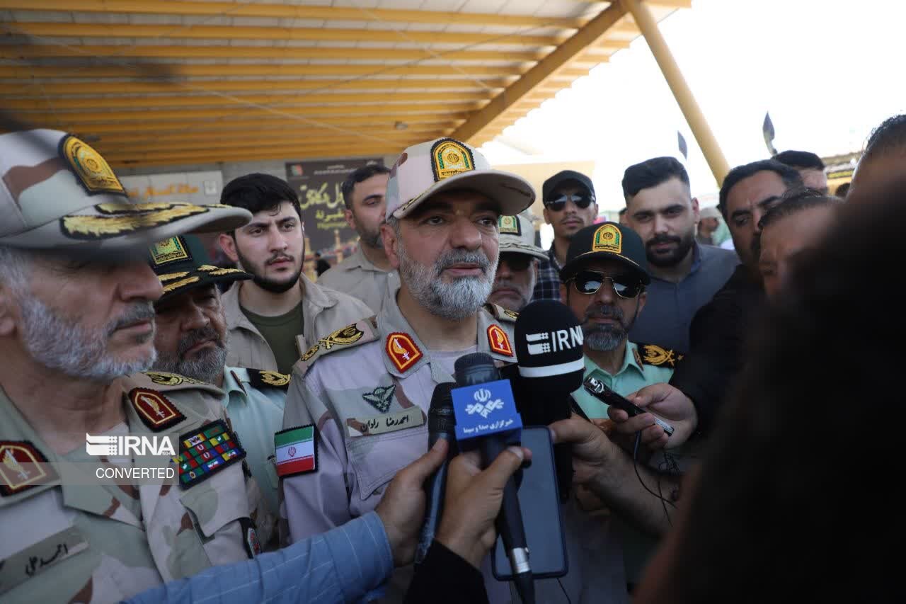 سردار رادان: بیش از ۲ میلیون و ۷۰۰ هزار زائر از مرزهای هشت گانه وارد عراق شدند
