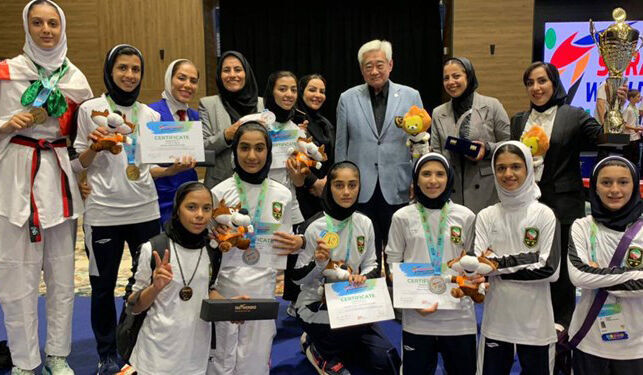 Iran female taekwondokas 1st at 2023 world cadet championships