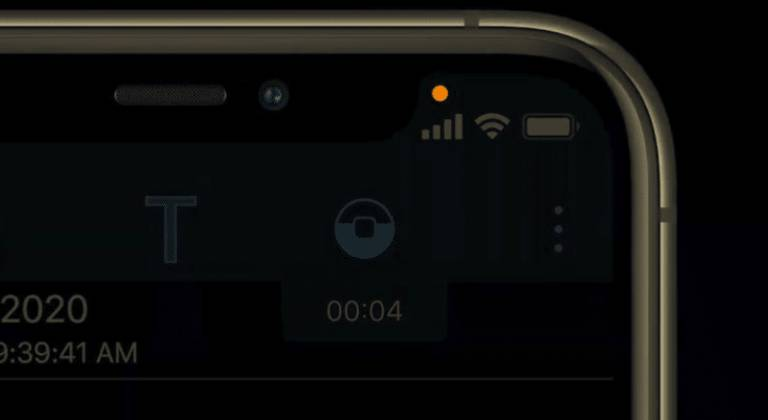 نقطه سبز بالای گوشی برای چیست؟
