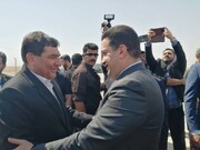 El primer vicepresidente iraní y el primer ministro iraquí se reúnen en el punto fronterizo cero