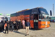 جابجایی زائران اربعین با ۱۵۸۷ دستگاه اتوبوس از پایانه برکت مهران