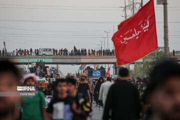 Arbaeen pilgrims in Iraq's Al Diwaniyah