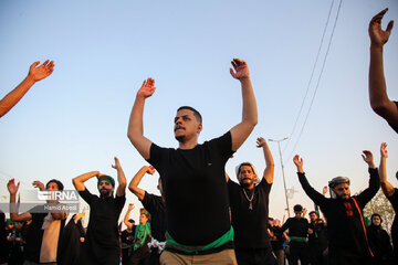 Arbaeen pilgrims in Iraq's Al Diwaniyah