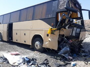 مصدومان تصادف اتوبوس زائران پاکستانی در فارس مداوا و اعزام شدند
