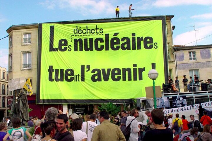 France : manifestation contre le projet d’enfouissement des déchets nucléaires