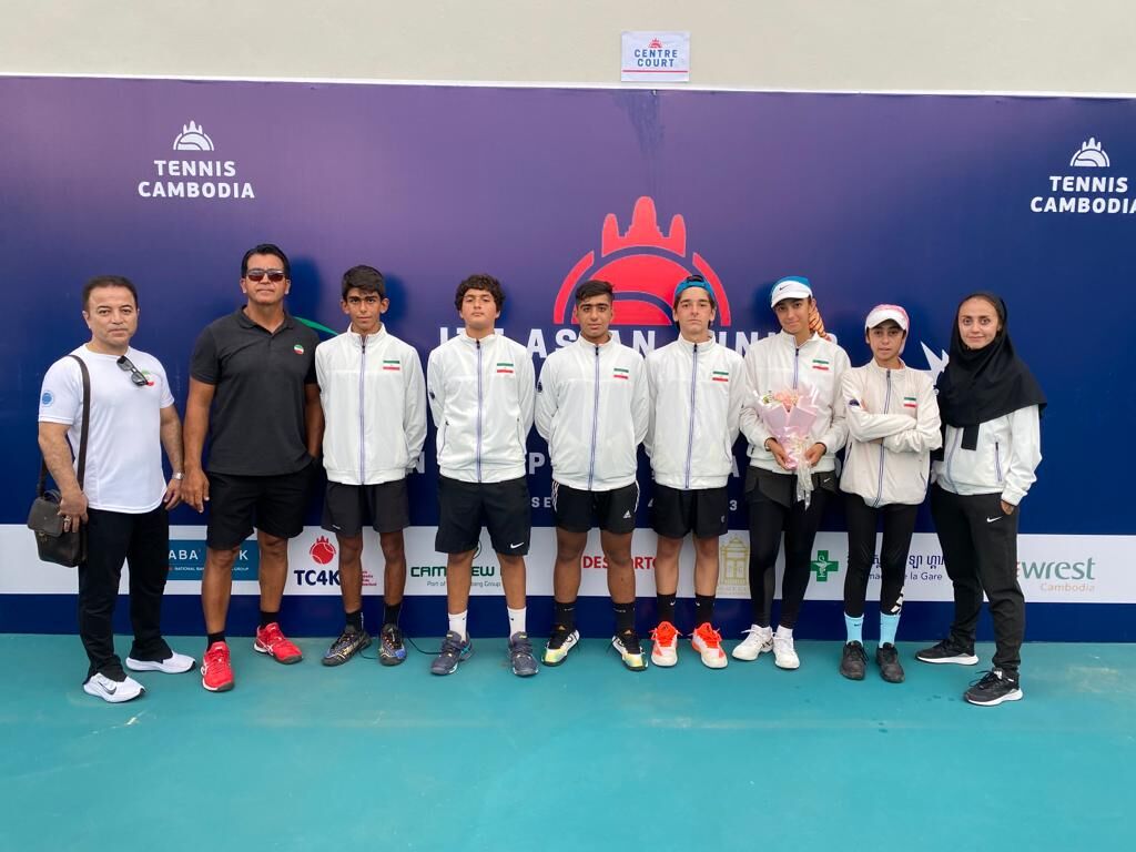 تنیس قهرمانی کمتر از ۱۴ سال آسیا؛ نمایندگان ایران رقبای خود را شناختند