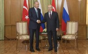 دیدار روسای جمهوری روسیه و ترکیه در سوچی؛‌ مذاکره درباره قرارداد غلات و اوکراین