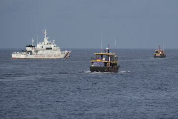رزمایش مشترک دریایی آمریکا و فیلیپین در دریای جنوبی چین