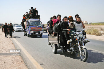 March of Arbaeen through Iraq’s al-Hamza