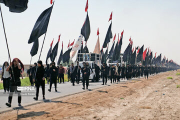 March of Arbaeen through Iraq’s al-Hamza