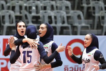 Volleyball féminin : l'Iran remporte sa troisième victoire consécutive aux Championnats d'Asie 2023