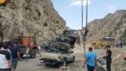 فیلم| امداد و نجات حادثه دیدگان سانحه رانندگی در سوادکوه