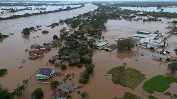 سیل و طوفان در جنوب برزیل جان ۲۱ تن را گرفت