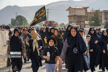 Tehraníes participan en caminata simbólica de Arbaín