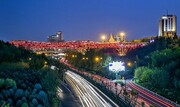 برج میلاد و پل طبیعت تهران در روز جهانی بیماری دیستروفی قرمز شد