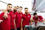بازگشت تیم ملی فوتبال ایران از بلغارستان