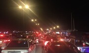 ترافیک سنگین شبانه در جاده‌های مازندران