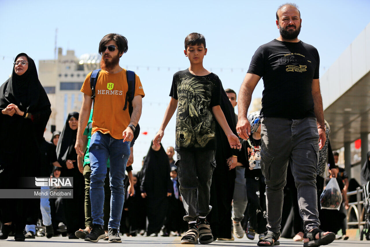 Arbaeen ritual in northeast Iran Arbaeen ritual in northeast Iran