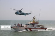 دوره آموزشی نجات هوایی در دریا در بندر شهید رجایی برگزار شد
