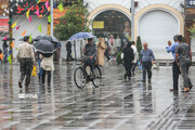 باران تابستانی در راه مازندران