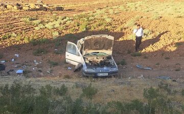 واژگونی خودرو در جاده نراق - دلیجان ۶ مصدوم برجای گذاشت