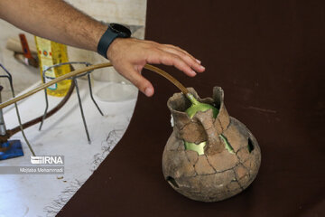 La conservation et la restauration d'objets historiques au musée Rasht, au nord-ouest de l’Iran