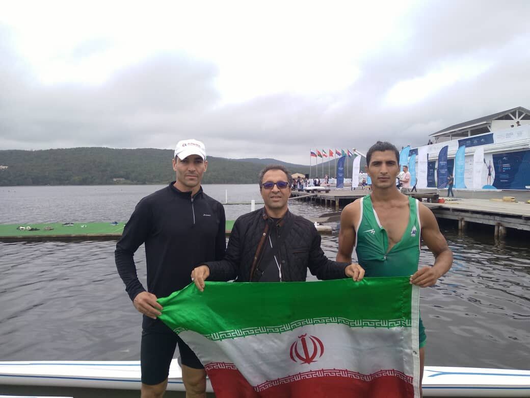 روئینگ بین‌المللی روسیه؛ مدال طلا و نقره تک نفره مردان برای ایران