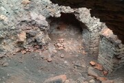 کشف یک بنای تاریخی در گرمی مغان به‌دنبال حفاری غیرمجاز
