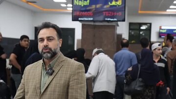 افزایش ۱۰۰ درصدی و جابه‌جایی سه هزار و  ۱۶۵ زائر اربعین از فرودگاه شیراز