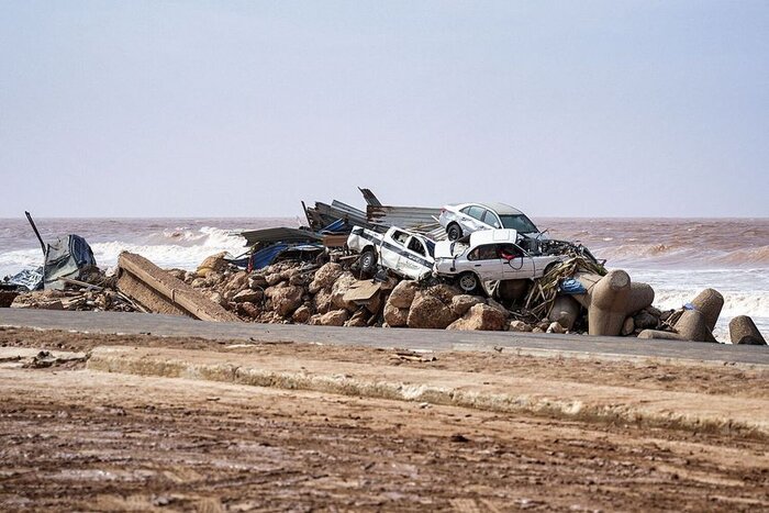 فیلم و تصاویری جدید از طوفان و سیل در لیبی/ ۲۸۰۰ کشته تا این ساعت