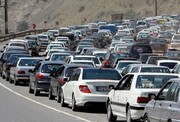 جاده تربت حیدریه - مشهد با وجود ترافیک سنگین باز است