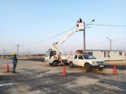 اصلاح یک‌هزار پایه چراغ روشنایی معابر توسط توزیع برق استان مرکزی در مهران