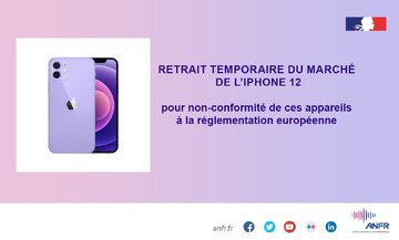 La France retire l'iPhone 12 de son marché en raison d’ondes électromagnétiques trop puissantes