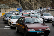 ترافیک فوق سنگین خودرویی در کندوان و هراز