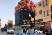 فیلم/ عزاداری سنتی ۲۸ صفر در شهر شاهدیه یزد