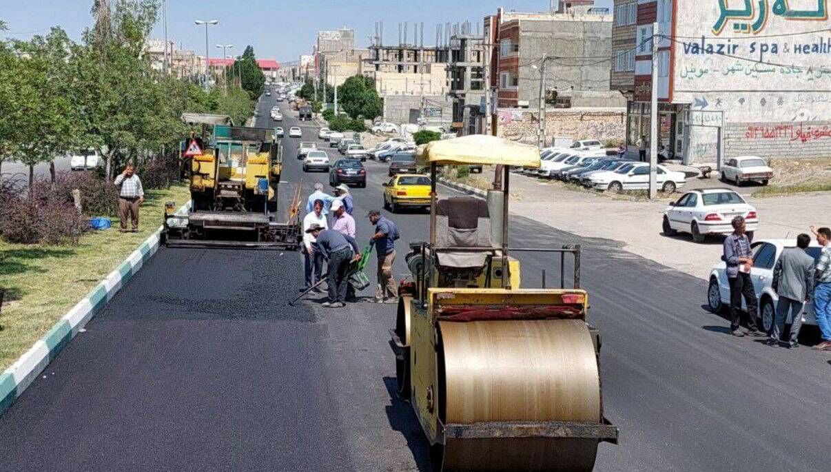 نهضت آسفالت در شهر زنجان تعطیل نشده است