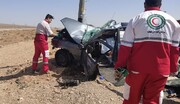 سانحه رانندگی در جاده راین - کرمان سه کشته و ۲ مصدوم برجا گذاشت