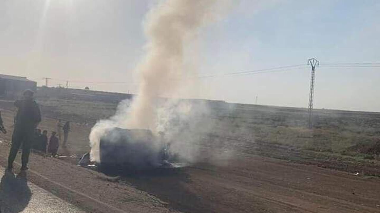 Suriye'nin Kuzeyinde İki Araca Türk Drone Saldırısı; Tüm Yolcular Öldürüldü
