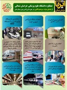 اینفوگرافیک/ عملکرد دولت در حوزه اورژانس دانشگاه علوم پزشکی خراسان‌شمالی