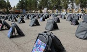 سپاه ۱۱ هزار بسته نوشت‌افزار در کرمان توزیع کرد