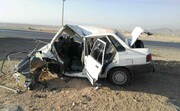 تصادف در بافق یزد چهار کشته و چهار مصدوم برجا گذاشت