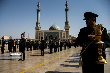 Mourning for Imam Reza (AS) at Qom's Fatemeh Masumeh Shrine