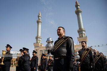 Mourning for Imam Reza (AS) at Qom's Fatemeh Masumeh Shrine