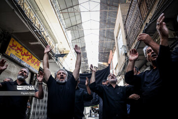 Mourning for Imam Reza (AS) at Tehran Grand Bazaar