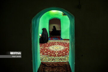 Traditional mourning ceremony for Imam Reza in center Iran