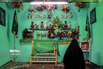 Traditional mourning ceremony for Imam Reza in center Iran